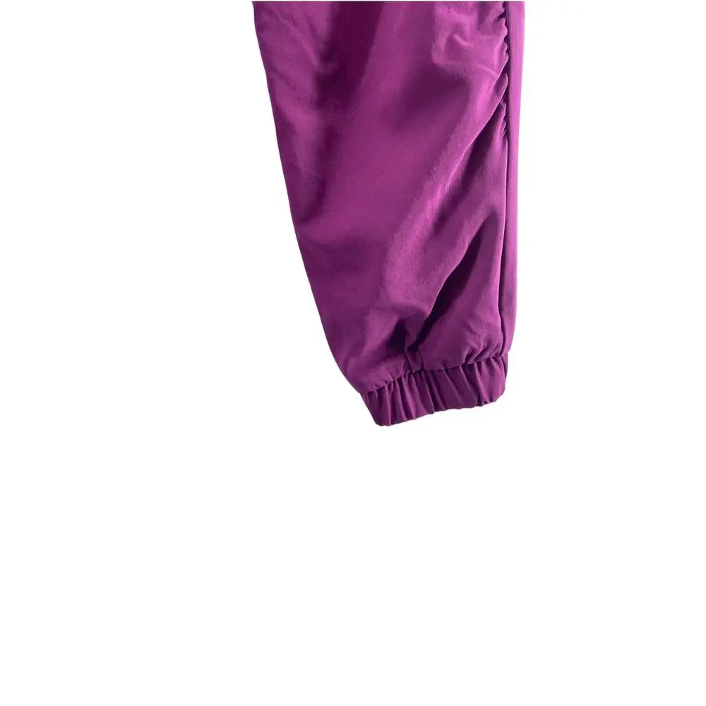 NWT All In Motion Girls' Purple Winter Woven Pants Youth Size XS 4/5